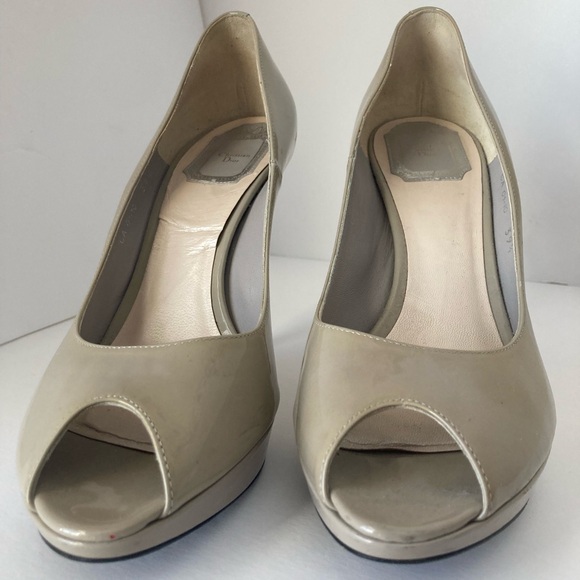 Christian Dior Miss Dior nude peep toe 39.5 - Picture 1 of 11